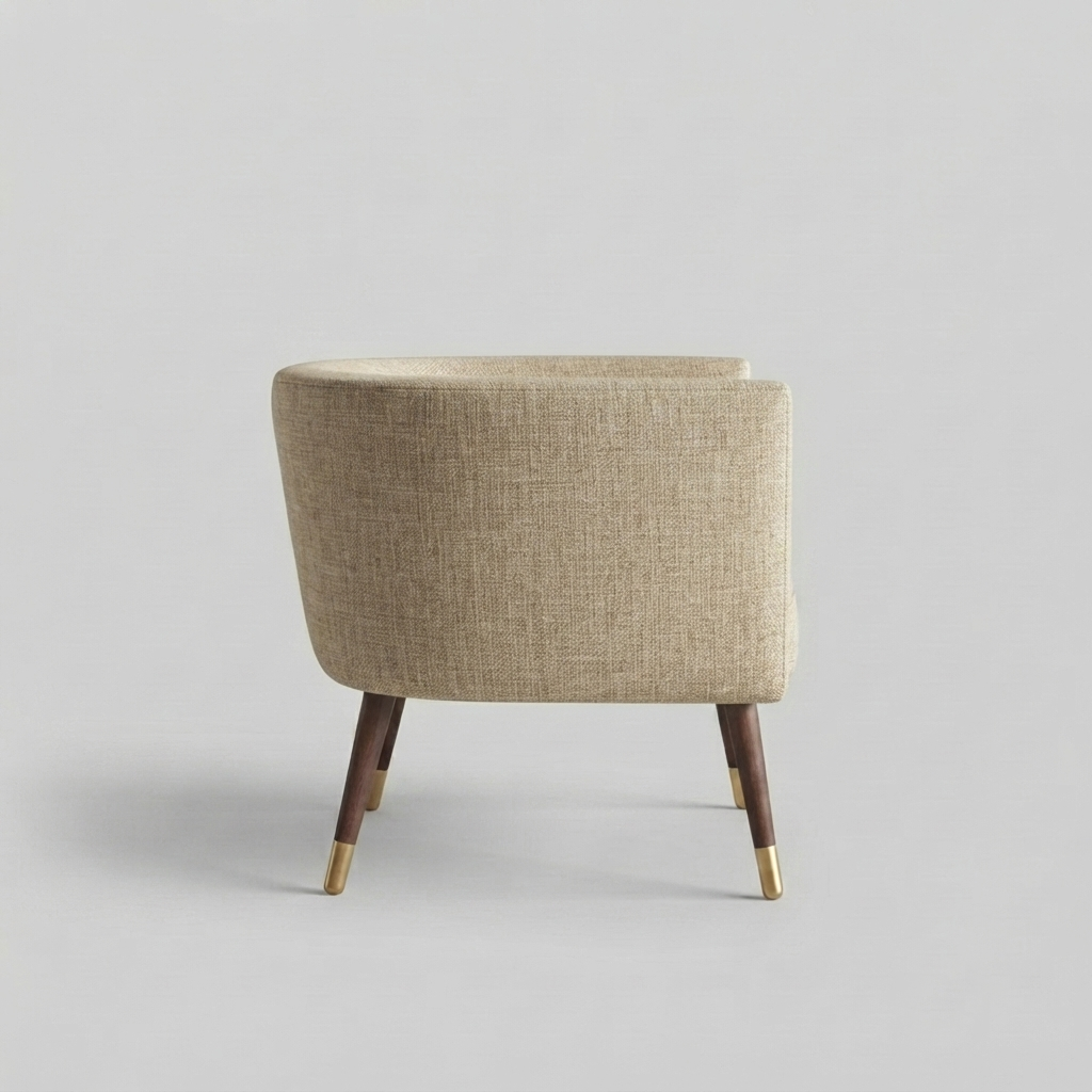 Mandy Armchair Polished Brass