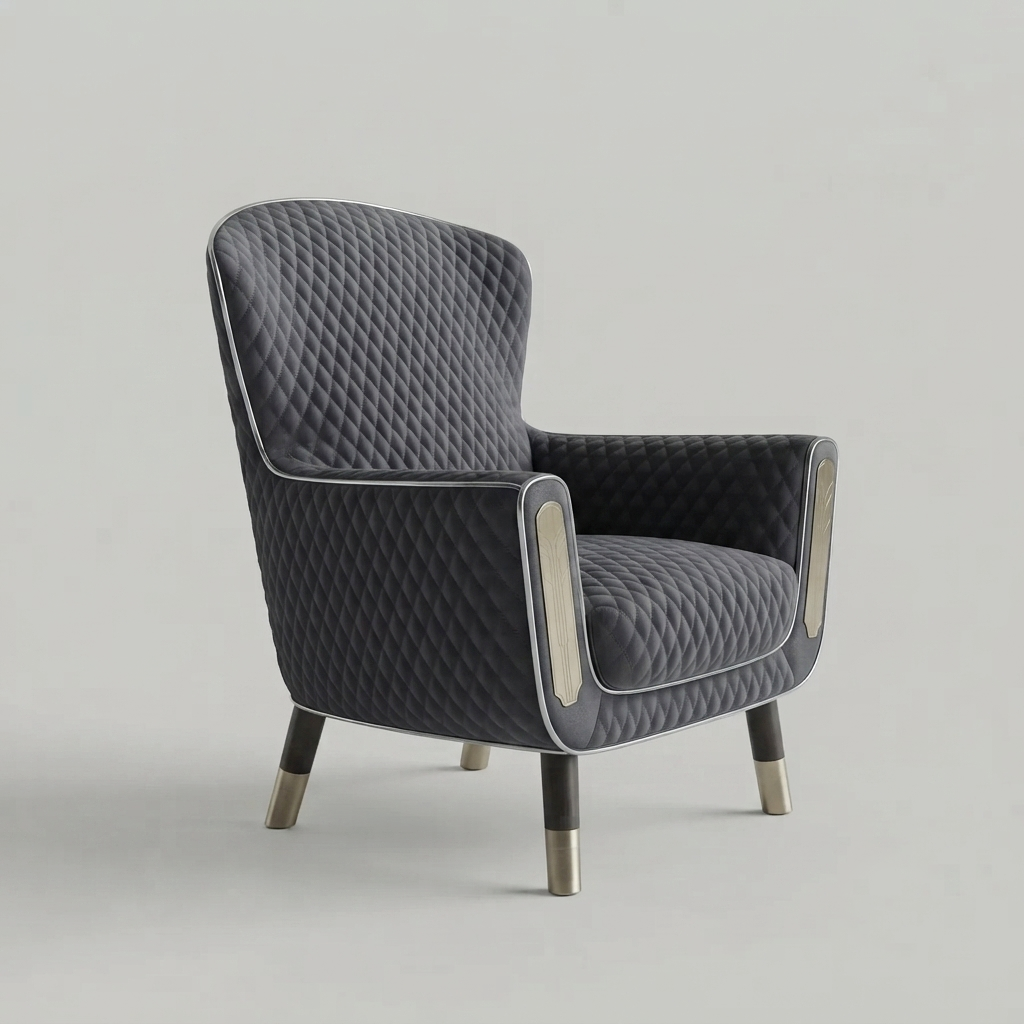 Minimalist Barrel Chair
