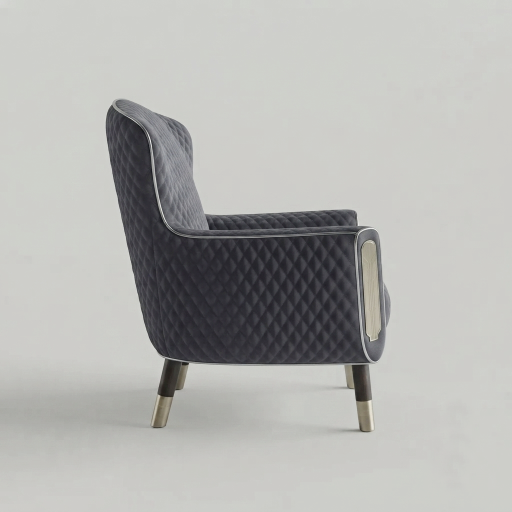 Minimalist Barrel Chair