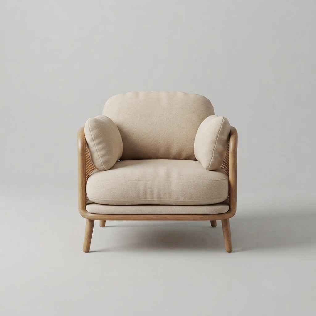 Mandy Armchair Polished Brass
