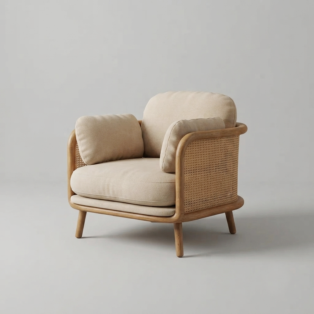 Mandy Armchair Polished Brass