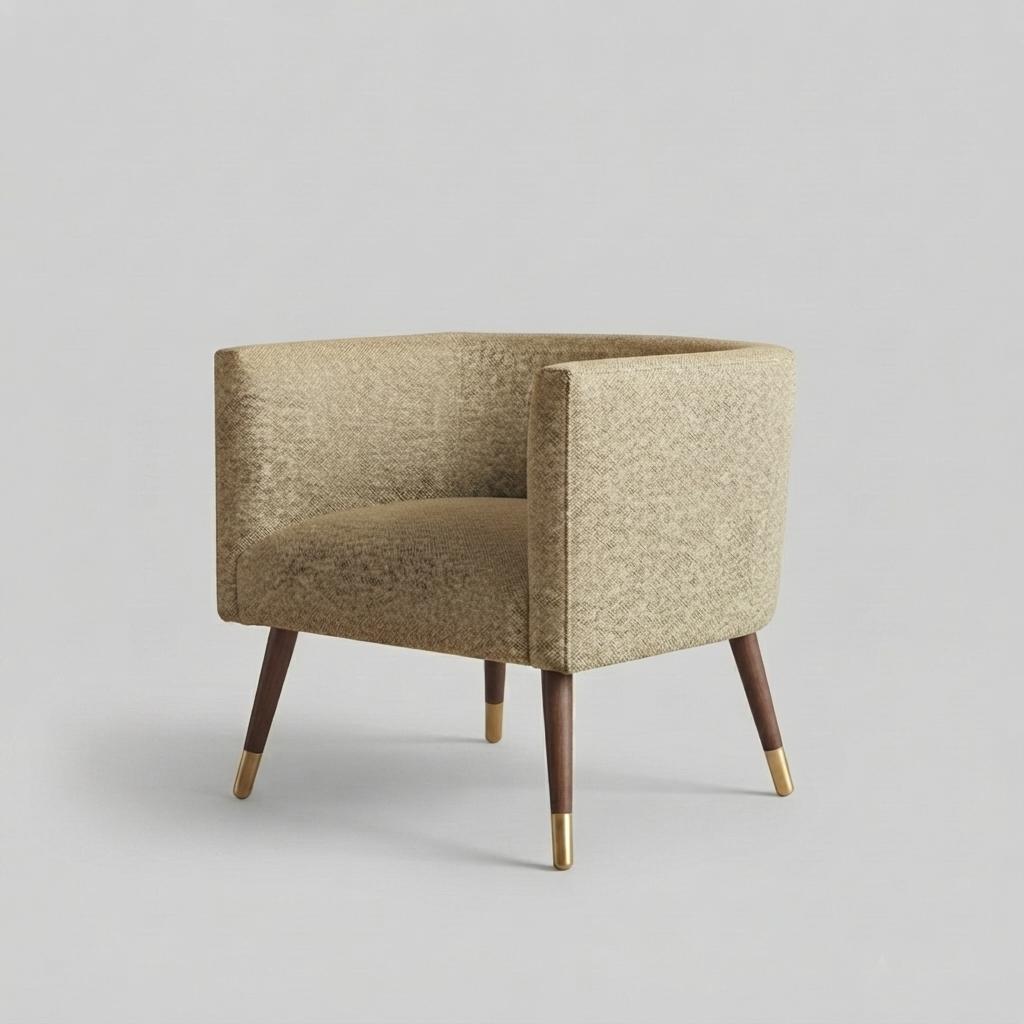Mandy Armchair Polished Brass