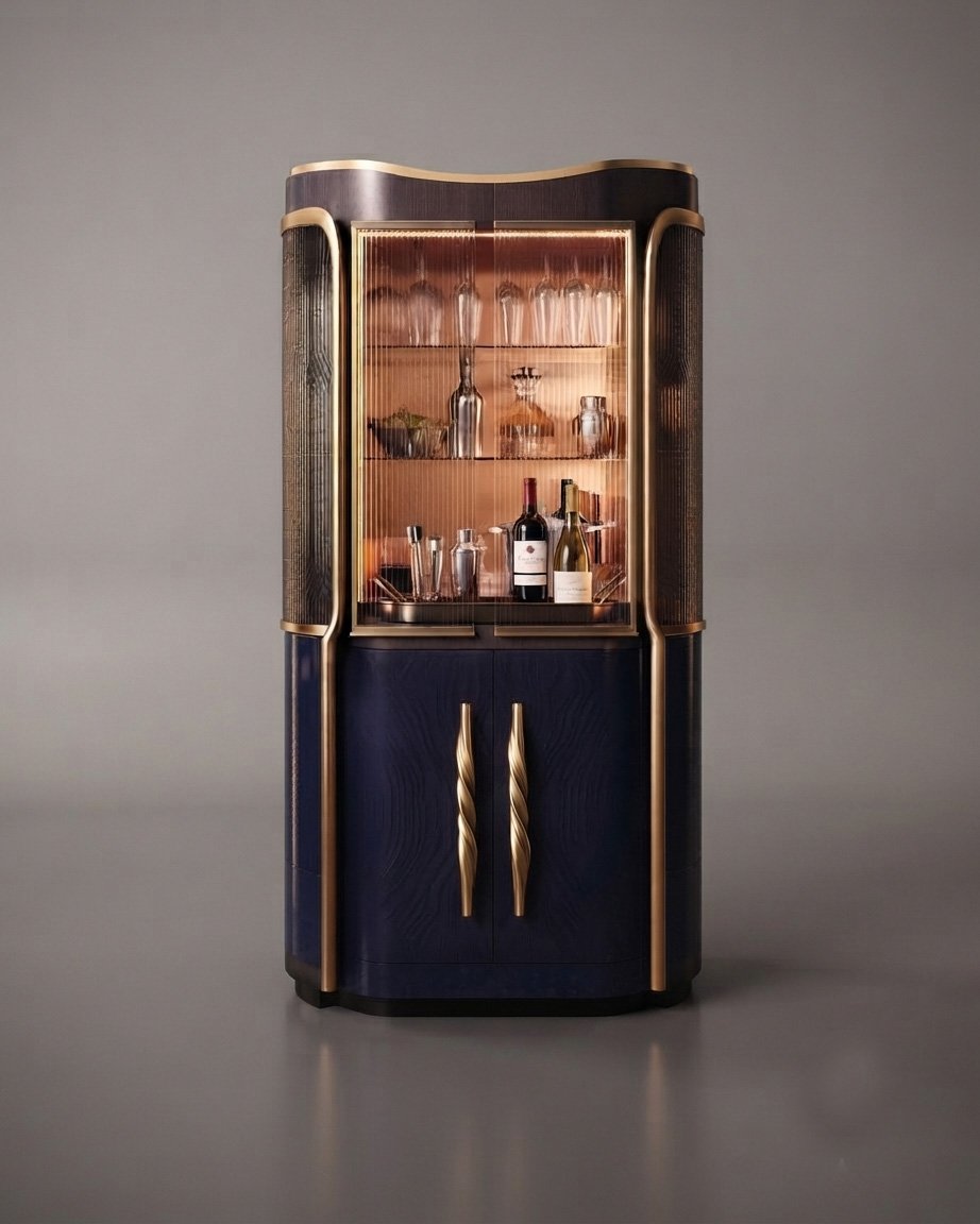 Crimson Ribbon Armoire