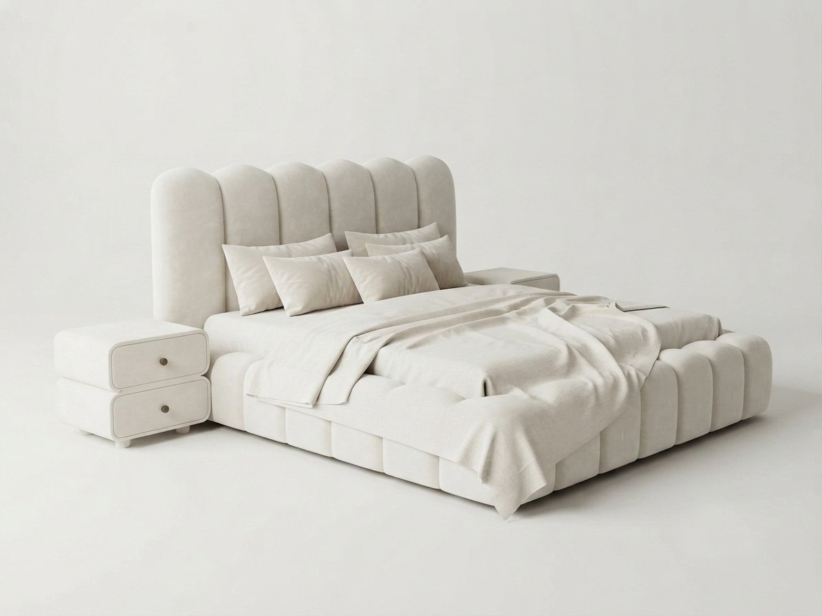 Lumina Modern Tufted Bed