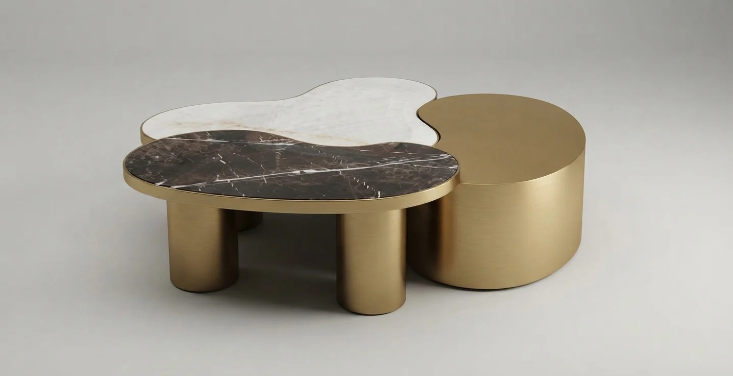 Vortex Curved Center Table