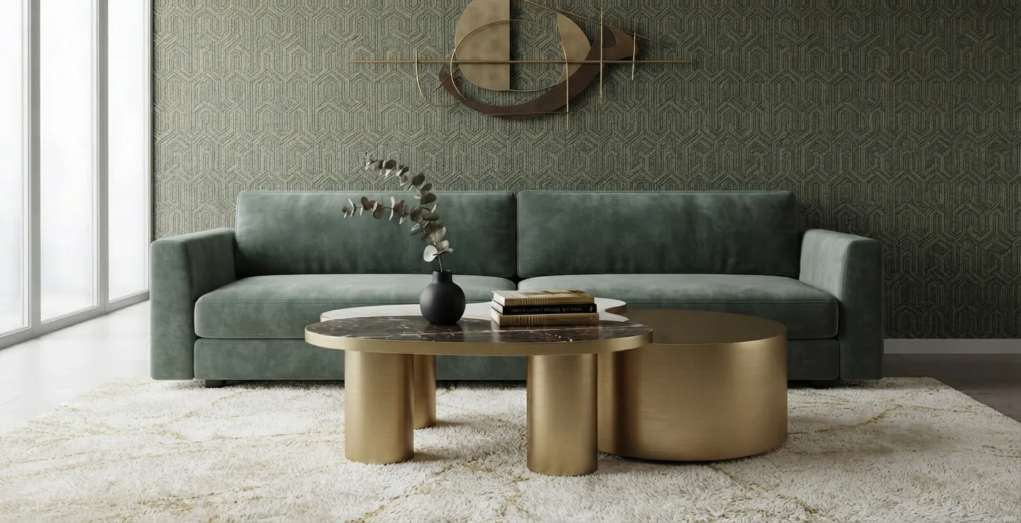 Vortex Curved Center Table