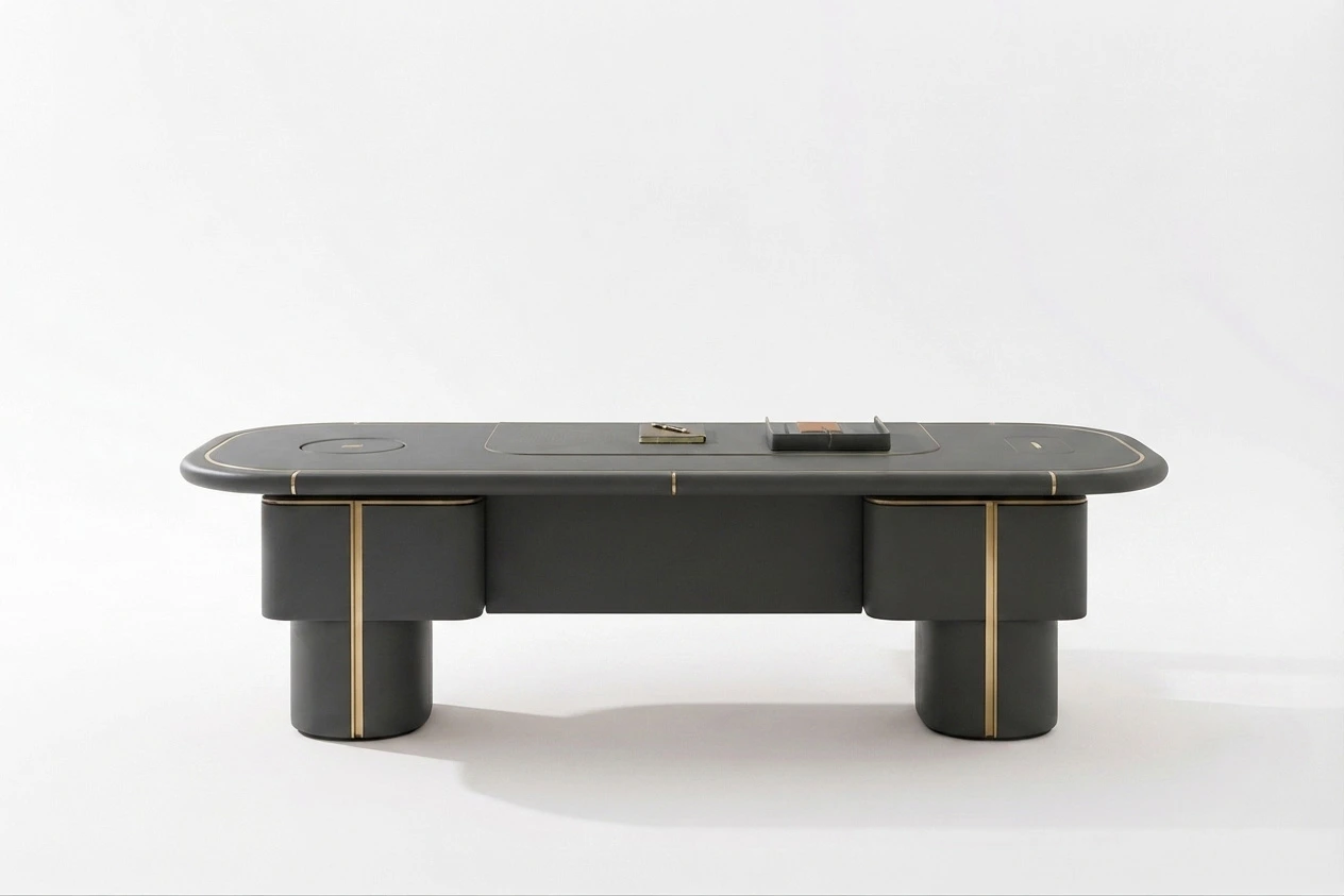 Royal Obsidian Study Table