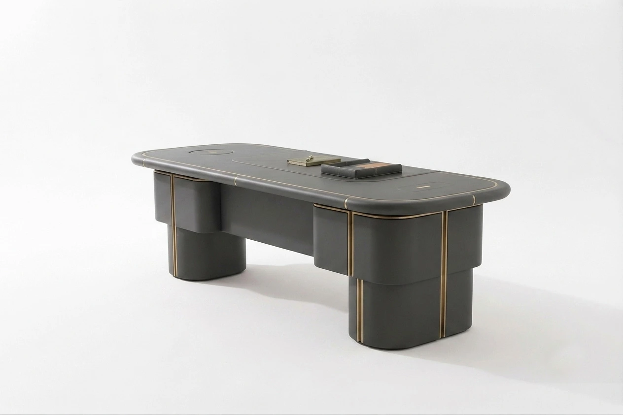Royal Obsidian Study Table